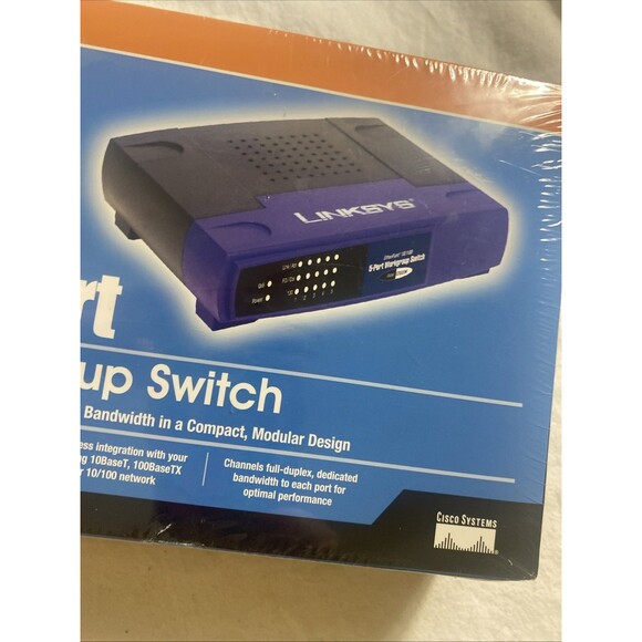 Linksys 10/100 Mbps 5-Pirt Workgroup Switch - EZXS55W - Picture 3 of 6